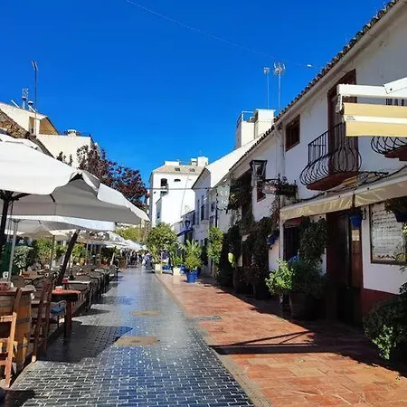 1St Line Of The Beach, La Rada Beach! Ac,Wifi,Terrace, Private Parking Estepona Zewnętrze zdjęcie